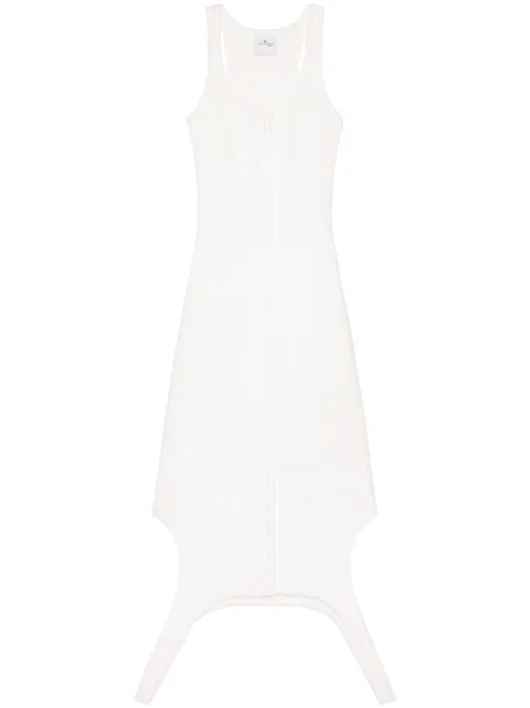 Courrèges Reversed dress White 424MRO514FI0001