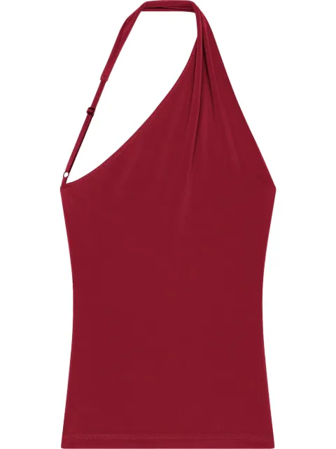 Courrèges slash asymmetrical top Red 424JTO367JS0145