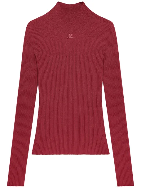 Courrèges Solar sweater Red 124MPU128FI0049