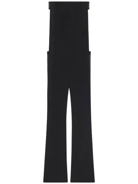 Courrèges Illusion Bustier jumpsuit Black 424CCB040PL0159