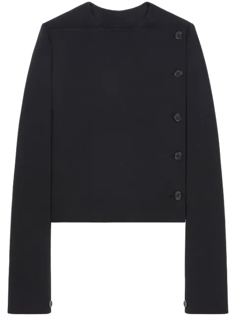 Courrèges buttoned tailored jacket Black 424CVE102WO0113