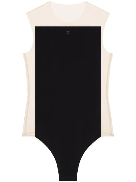 Courrèges Illusion bodysuit Black 424JBD112PL0159