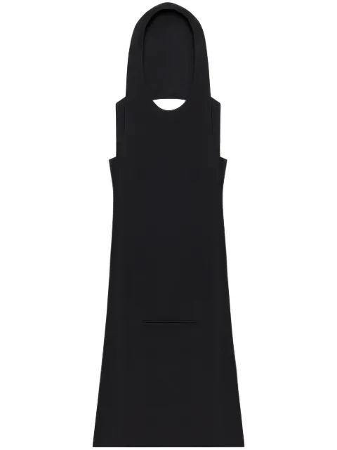 Courrèges Oblique dress Black 424CRO526PL0159