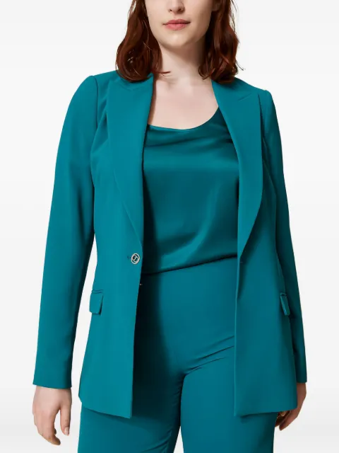 TWINSET embellished-button single-breasted blazer Green 241TP2170