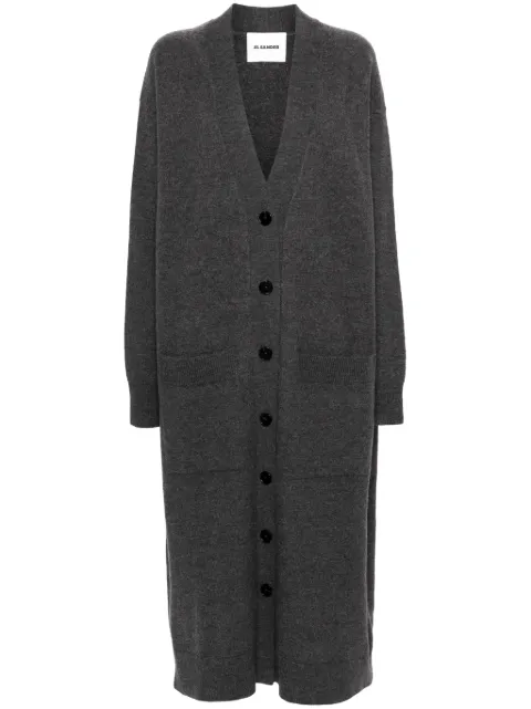 Jil Sander V-neck wool cardigan Grey J02HP0030J14506