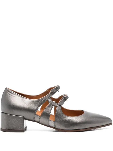 Chie Mihara 30mm Jersey pumps Silver JERSEY