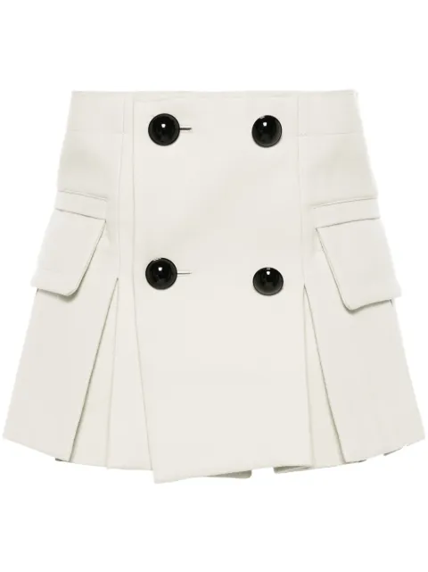 sacai pleated shorts Grey 2407333