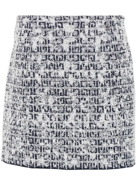 Givenchy 4G tweed skirt Blue BW40VP4ZME