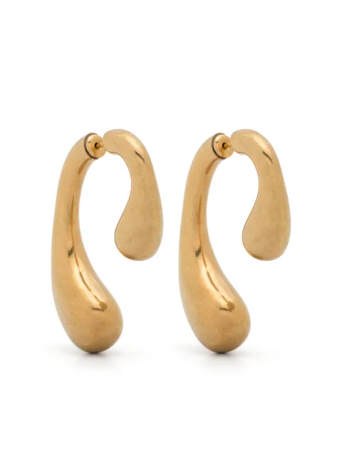 Panconesi P earrings Gold CAOEA041P