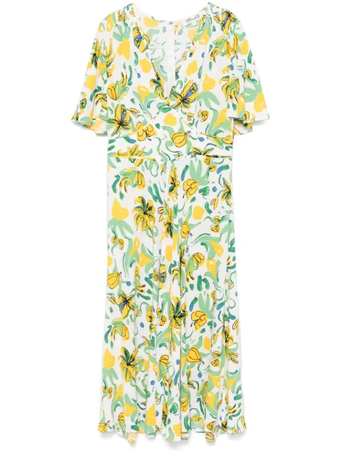 DVF Diane von Furstenberg Vibeke midi dress White DVFDS2S040