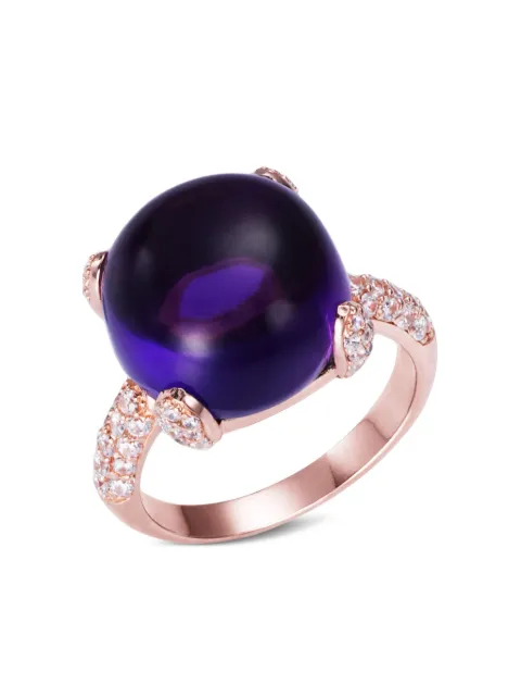 Anabela Chan 18kt rose gold vermeil Sugarloaf amethyst ring Pink AC15SL04RSRGPA