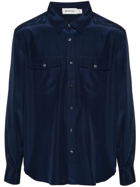SIMKHAI Niall shirt Blue 4242259