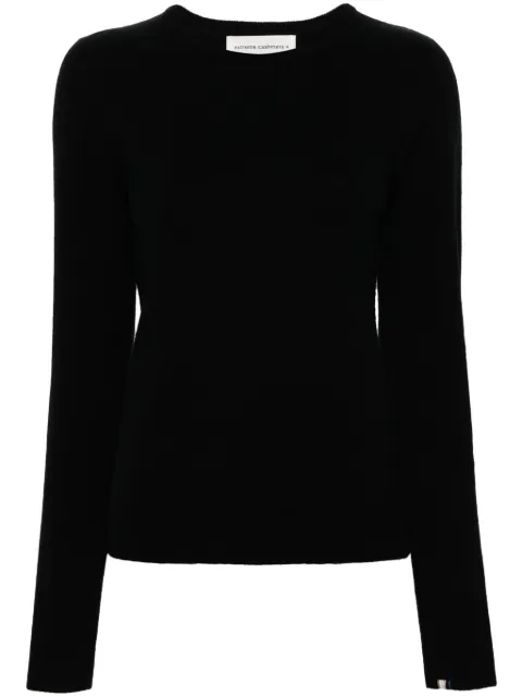 extreme cashmere fine-knit jumper Black 04117401TU01