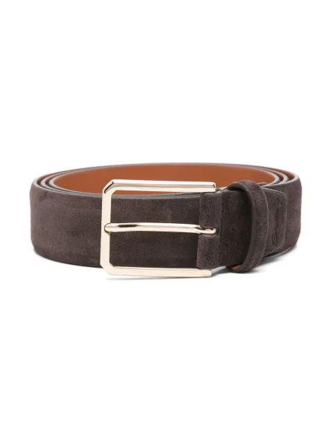 Santoni adjustable suede belt Brown CM35VS003B91H2MOT50