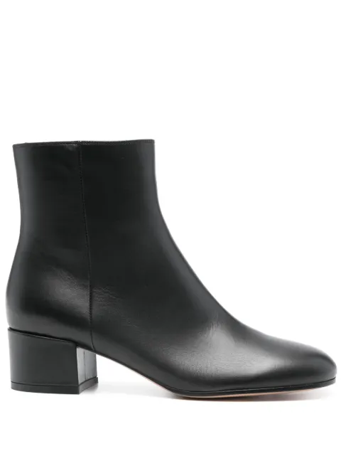 Gianvito Rossi 45mm leather ankle boots Black G7303145RICVGI
