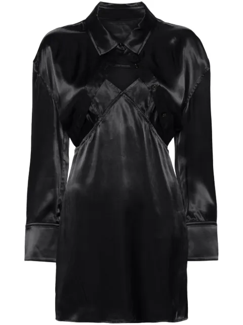 Alexander Wang satin slip dress Black 1WC3246684