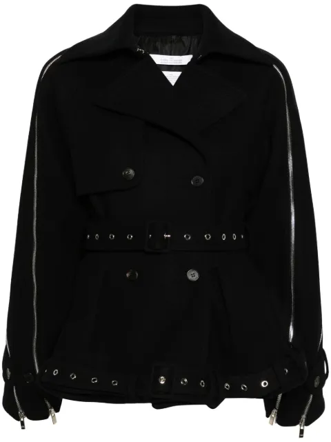 Rokh Multi-zipped jacket Black R5CA160L