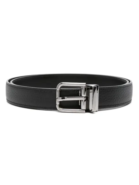 Dolce & Gabbana logo-embossed buckle belt Black BC4337AT489