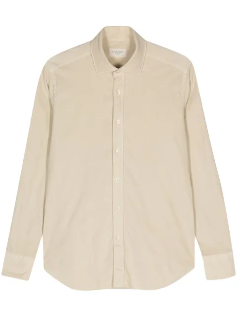 Tintoria Mattei pinwale corduroy shirt Neutrals RWZTNP