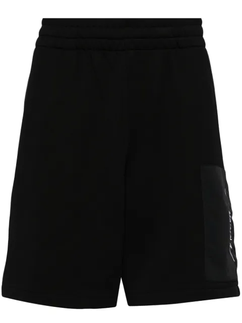 Moschino logo embroidered short Black A03260229