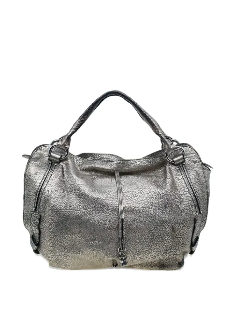 Celine Pre-Owned Bittersweet Hobo metallic leather bag Grey 2381