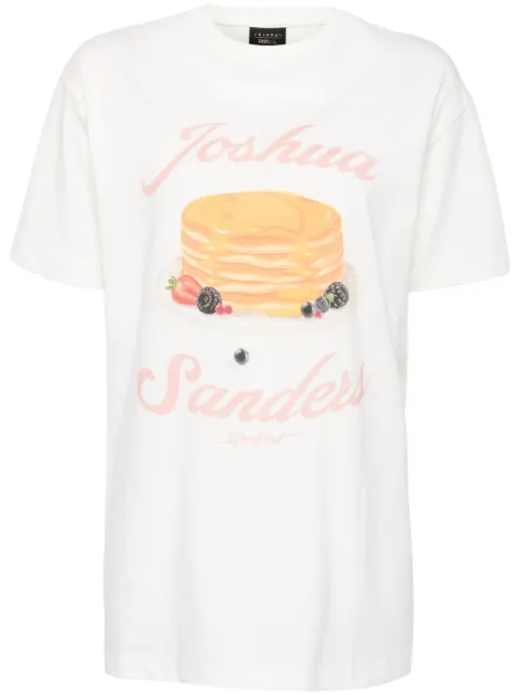 Joshua Sanders graphic-print T-shirt Neutrals JS34B15039