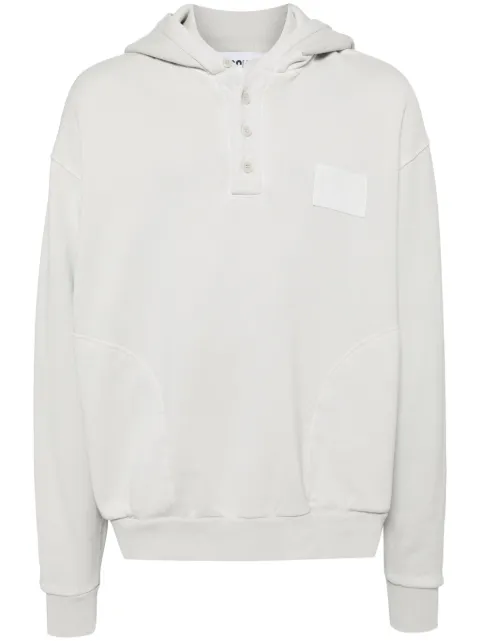 Moschino logo patch hoodie Grey A17332026