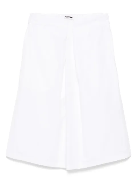 Jil Sander cotton poplin skirt White J01MA0147J45002