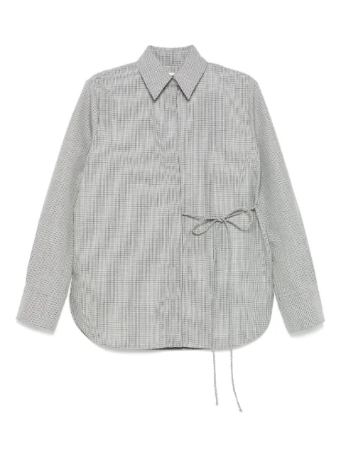 Jil Sander checked shirt Grey J02DL0154J40177