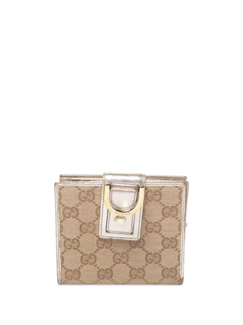 Gucci Pre-Owned Abbey D-Ring compact wallet Neutrals 270320