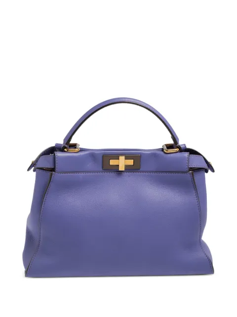 Fendi Pre-Owned medium Peekaboo two-way bag Purple 431650