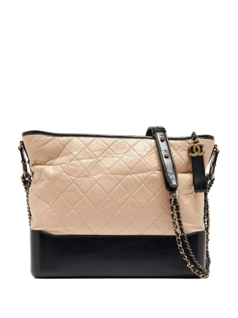 CHANEL Pre-Owned 2017-2018 large Gabrielle shoulder bag Neutrals 944974
