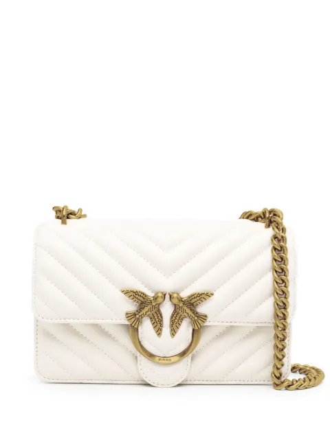 PINKO small shoulder bag Love Bag One chevron White 100074A0GK