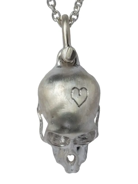 Parts of Four Monkey Skull pendant necklace Silver 24301MA