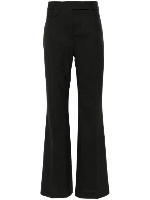 Semicouture flared trousers Grey Y4WI19