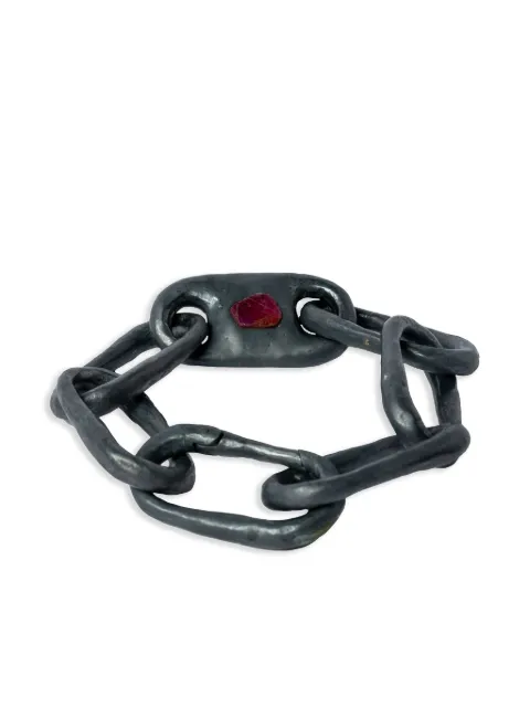Parts of Four Roman Medium Link bracelet Black E170229KARUS