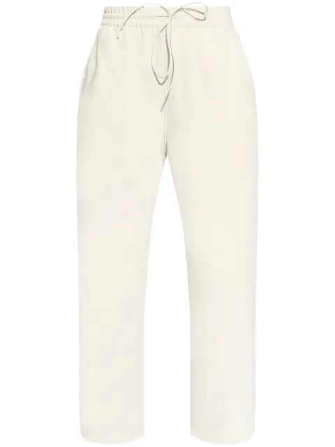 Y-3 logo-print track pants Neutrals JE3440