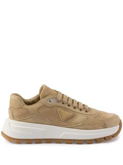 Prada PRAX 01 suede sneakers Neutrals 1E621NF045ZIJ