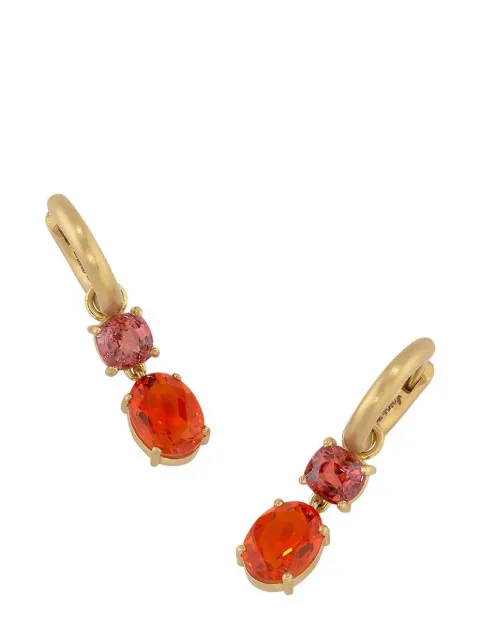 Irene Neuwirth 18kt yellow gold Gemmy Gem fire opal earrings Gold EOKSPMF1112U