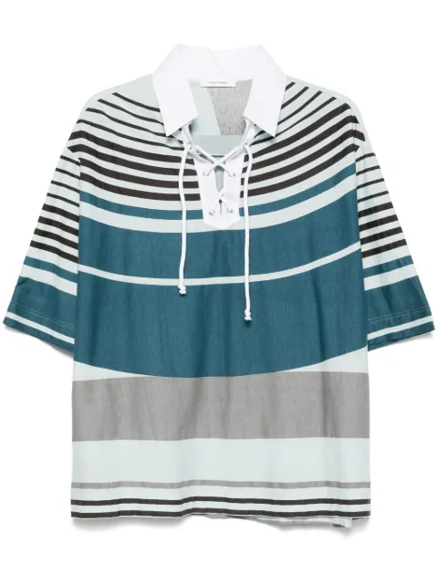 Craig Green Wave polo shirt Blue CGSS25CJETSS24
