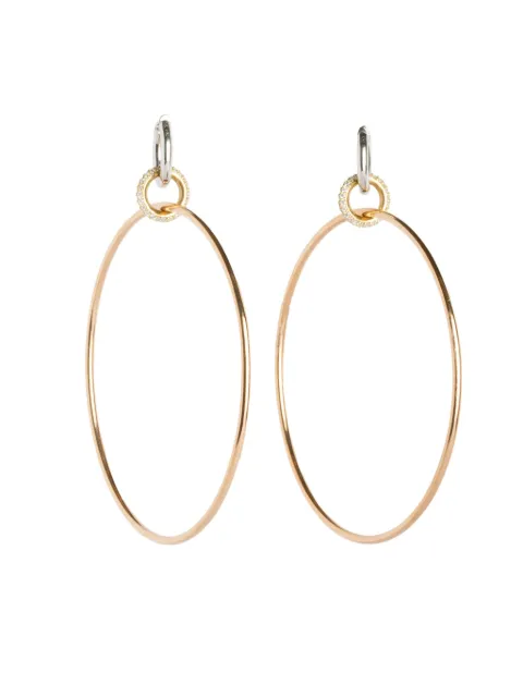 Spinelli Kilcollin 18kt rose gold Altaire diamond hoop earrings Pink EALT