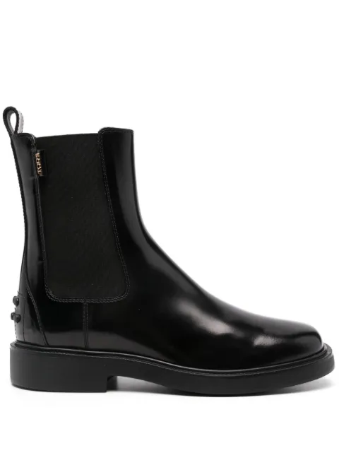 Tod's logo-tag boots Black XXW20L0IQ40AKT