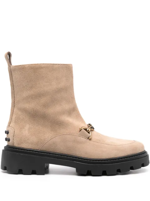 Tod's suede ankle boots Neutrals XXW08J0IS50RE0