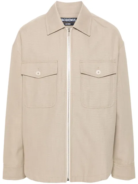 Jacquemus Le blouson Montaigne jacket Neutrals 236BL1021629