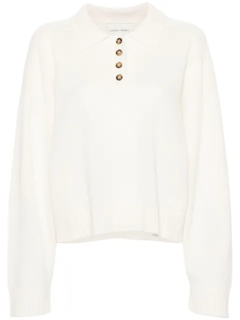 LouLou de Saison Homere polo sweater White HOMERE