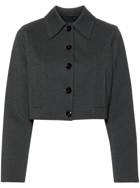 PINKO single-breasted cropped jacket Grey 104221A15M