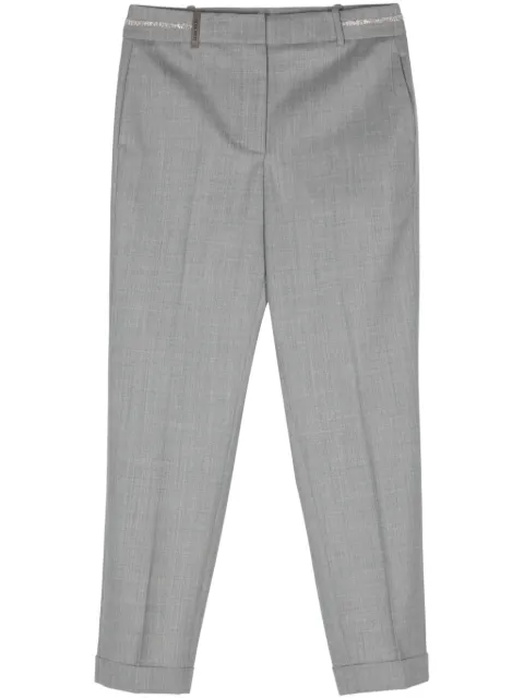 Peserico Punto Luce-chain trousers Grey P0479602660