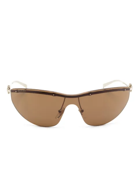 Gucci Eyewear Horsebit-detail sunglasses Gold GG1700S004
