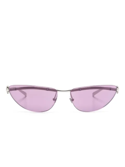 Gucci Eyewear oval-frame sunglasses Silver GG1701S003