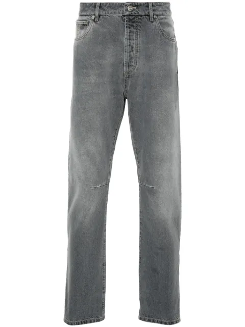 Brunello Cucinelli logo-embroidered jeans Grey M240PX1290C9007